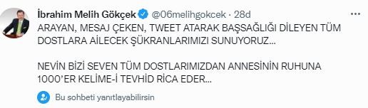 Gökçek ailesinin acı kaybı!